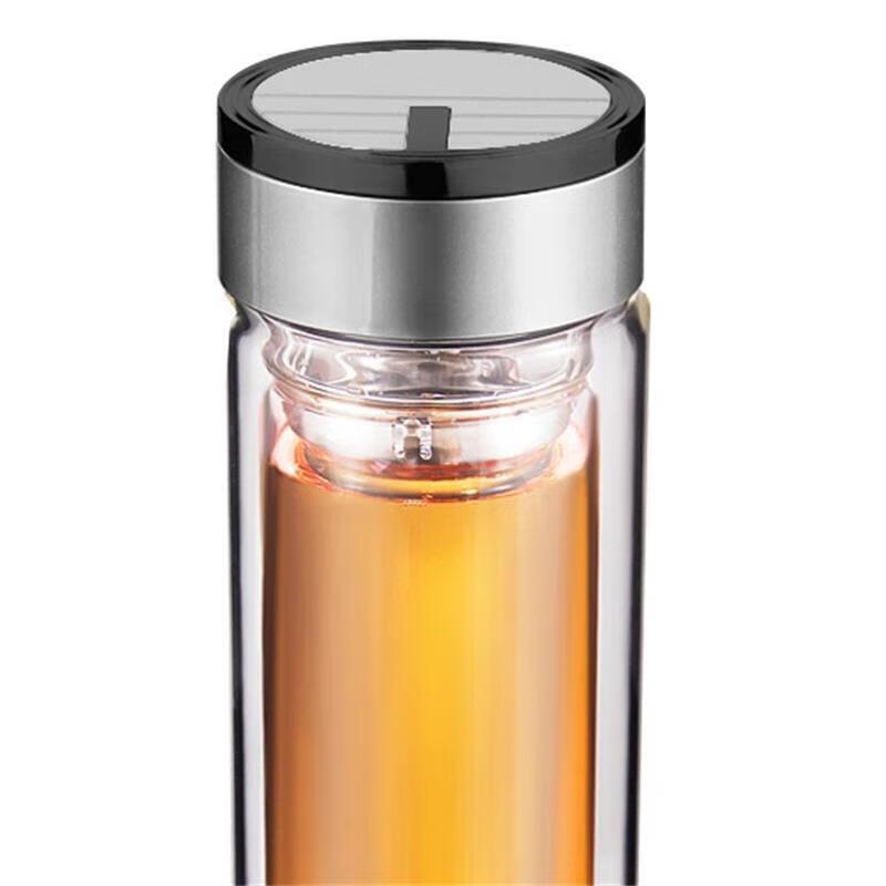 HAERS Yueyun Double-Wall Glass Tea Infuser Bottle