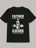 Funny Gym Jesus Weightlifting & "Father Forgive Me" Casual Short Sleeve Tee