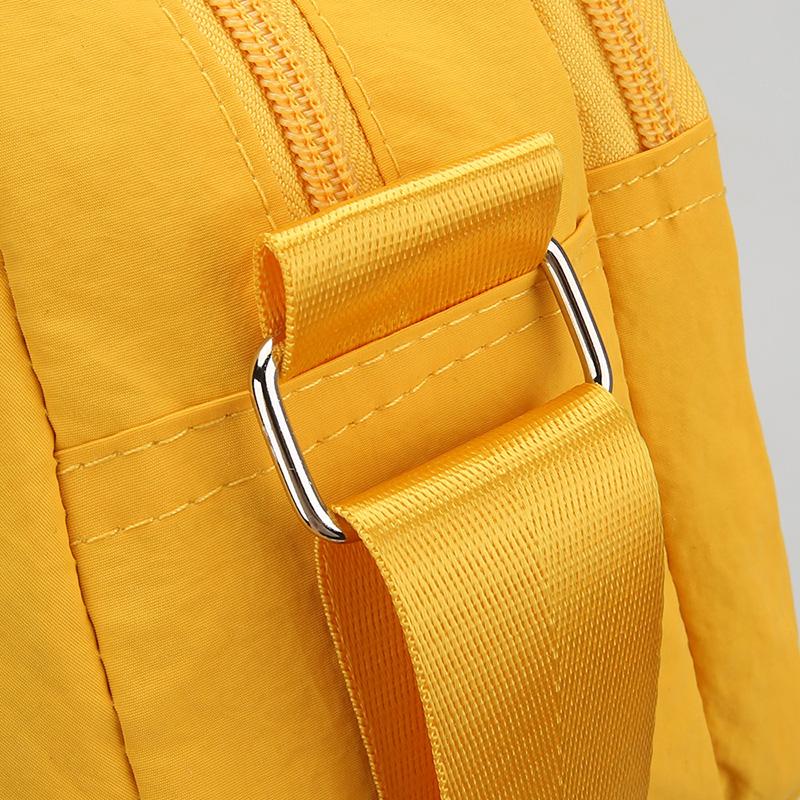 Leichte Nylon-Tasche Damen Umhängetasche Kleine quadratische Tasche Große Kapazität Umhängetasche