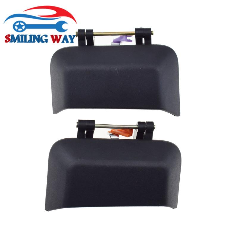 4 Pcs Rear Lerft & Right Black Car Black Outside & Chrome Ide Door Handle For Jeep Compass 2.0L 2.4L 2007 2008 2009 2010