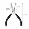 Half Round Concave Jaw Pliers Nose NonSlip Grip Mini Jewelry Making Tool for