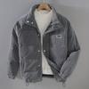 Men's Trendy Japanese Retro Corduroy Winter Jacket - Warm, Thick Cotton Bread Style for Couples
