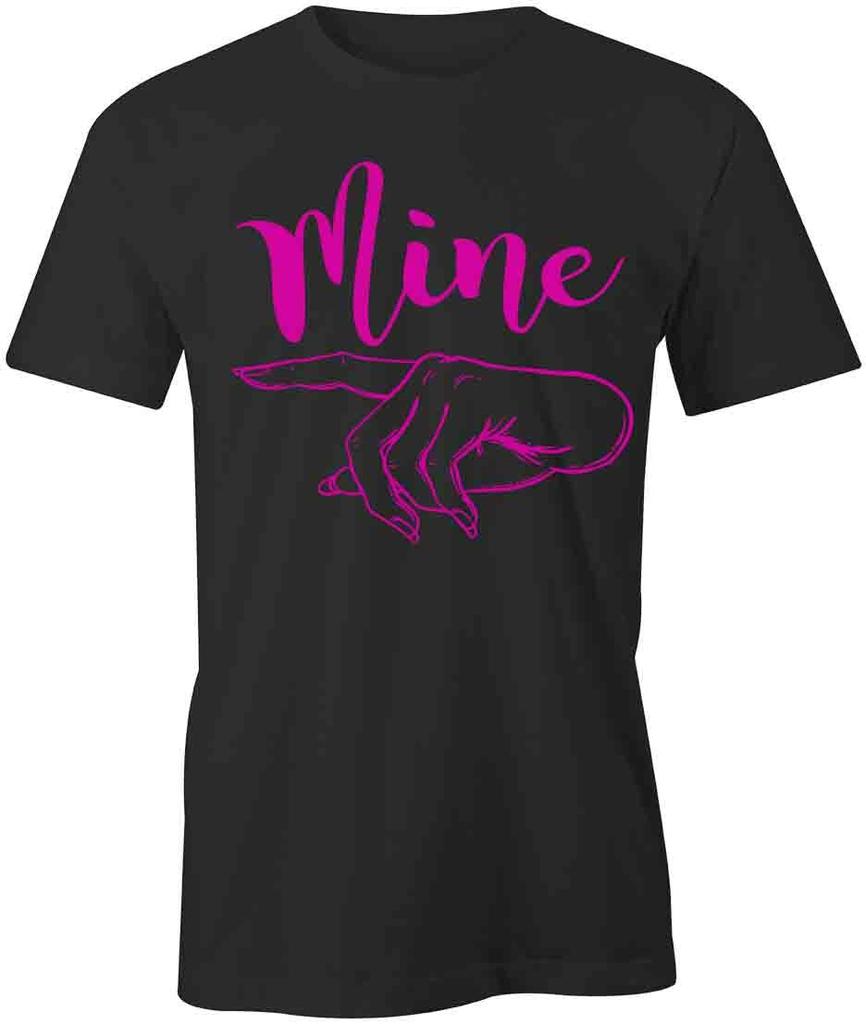 MINE TShirt Tee Short-Sleeved Cotton CLOTHING COUPLES S1BSA525