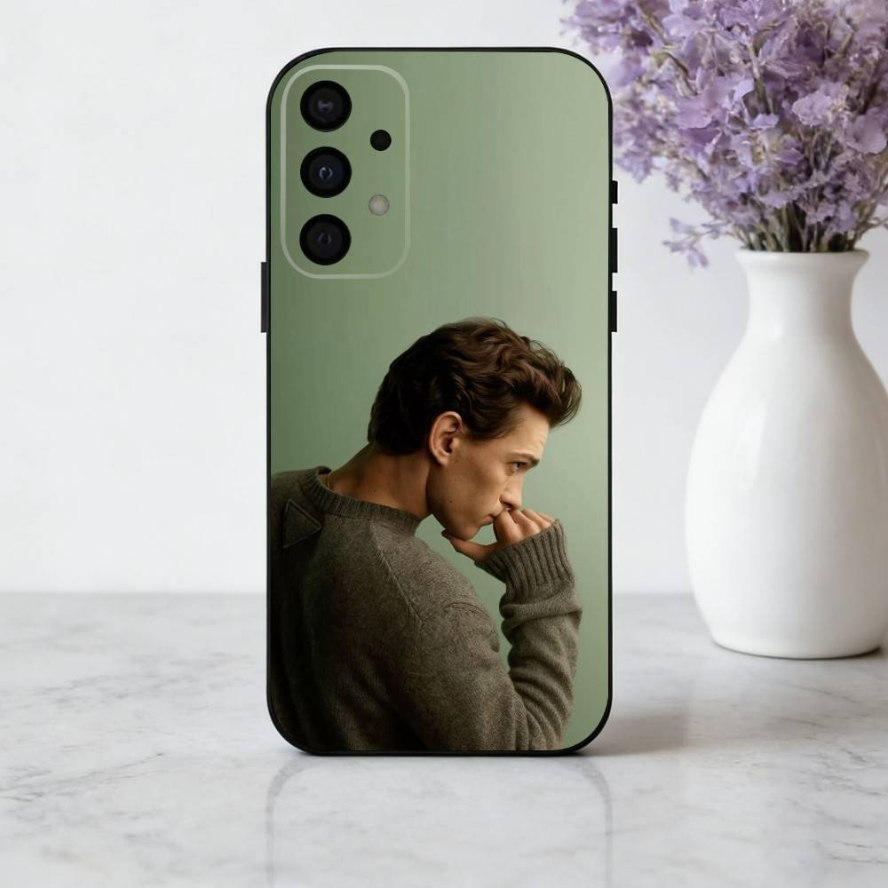 Handsome T-Tom H-Holland Phone Case For Samsung Galaxy A73,A72,A71,A70,A53,A52,A51,Soft Silicone Black Cover