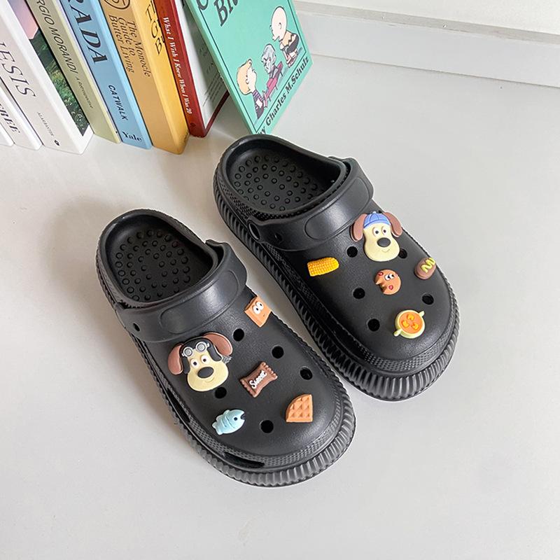 EVA Krankenschwester Strand Lochschuhe Mädchen neuer Sommer Zuhause Plateau Draußen Tragen vielseitige coole Hausschuhe