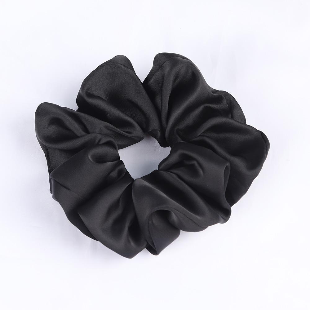 Silk Satin Scrunchies Elastic Hair Bands Women Girls Ponytail Holder Hair Ties Headbands High Quality Hair Accessories Fashion
