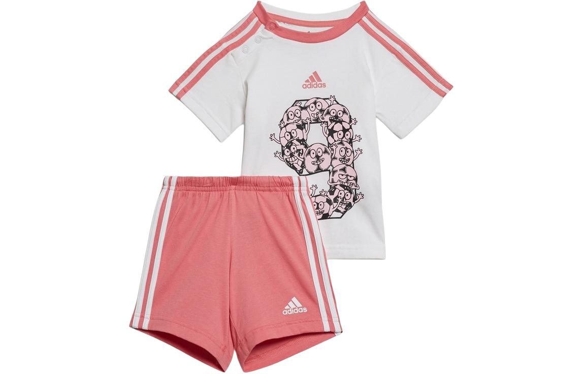 Adidas Infant And Toddler Suit White/Rose Red/Rose Red/White Infant And Toddler GM8968 74