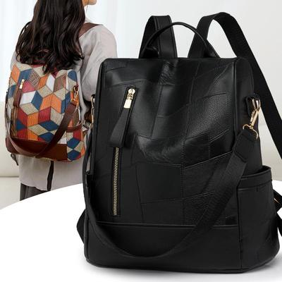2024 New Fashion Women's Large Capacity Retro Backpack, Versatile Casual and Simple Single Shoulder Bag