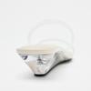 Fashion Summer Sexy Open Toe Wedge Slippers Women Elegant Transparent PVC Narrow Band Designer Shoes Fashion Comfortable Slide Sandals