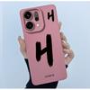 For OPPO Reno14 Pro 5G Cover Case Lucky Initial Letter Couple Silicone Soft Matte Phone Bumper for Oppo Reno 14 Pro 5G Casing