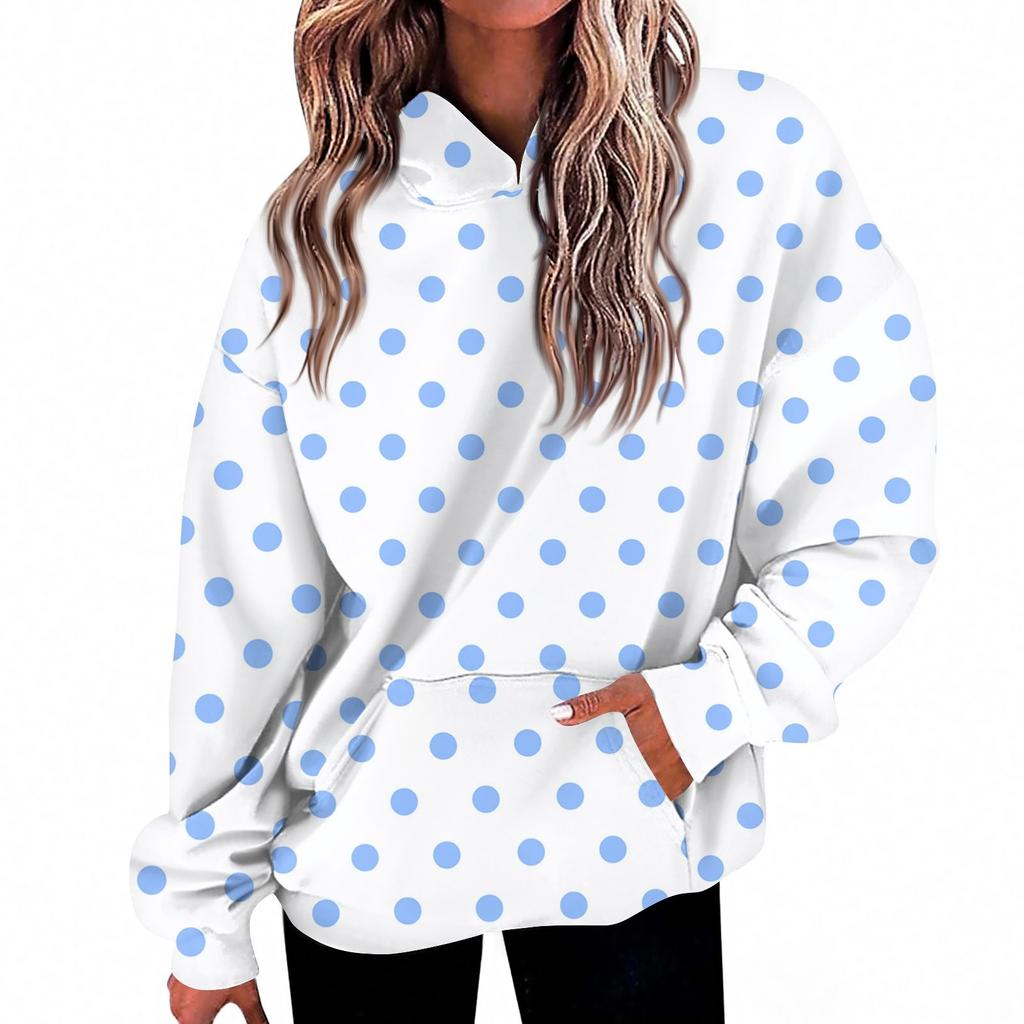 Women's Fashion Daily  Casual V-Neck Long Sleeve Printed Top