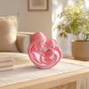Mini Size Ornament 3D Printed Matte Texture Figure Abstract Maternal Love Heart Sculpture