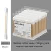 Wooden Cotton Swabs: Double-Ended for Ear Cleaning & Makeup, Disposable, Household Use