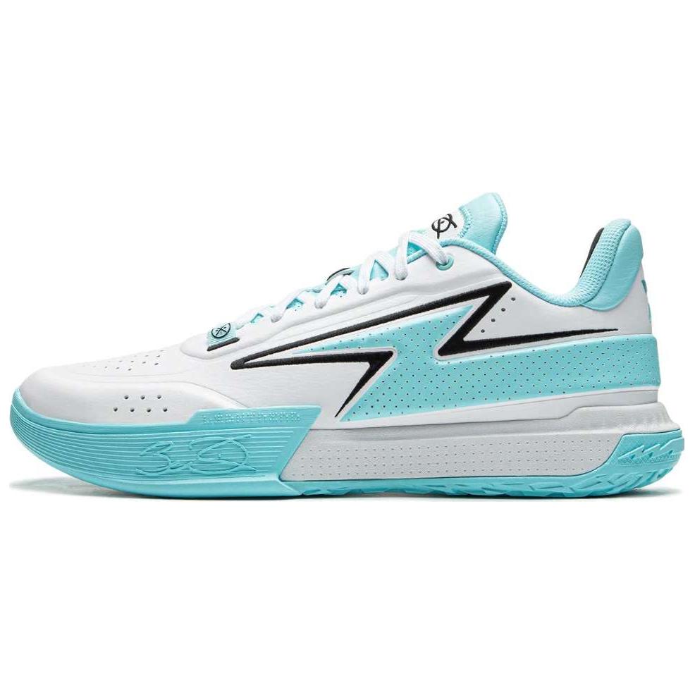 Li-Ning Generation Z Wade Men Low Top Basketball Shoes White Blue ABPU039-4 44