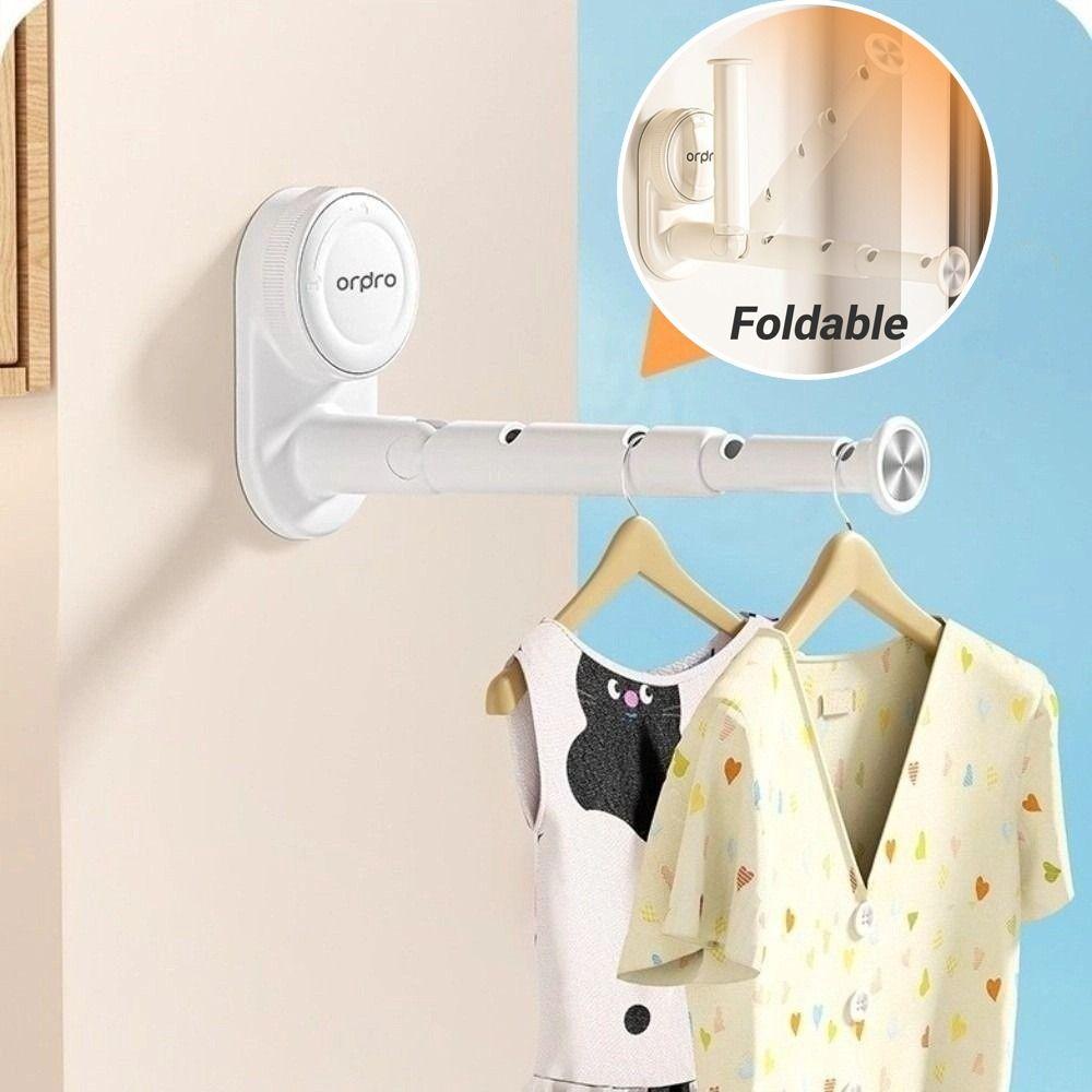 Adjustable Length Clothes Hanger Organizer Balcony Hanging Rack  for Travel