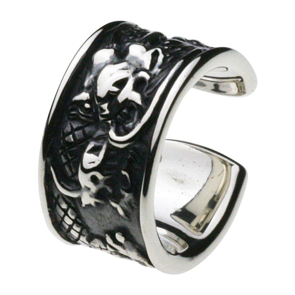 

Japanese Pattern Dragon Ear Cuff 925 Silver e0108 [Cenote] [Silver Accessories]
