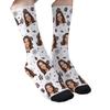 Custom 3D Face Print Christmas Socks - Personalized Polyester 360° Design