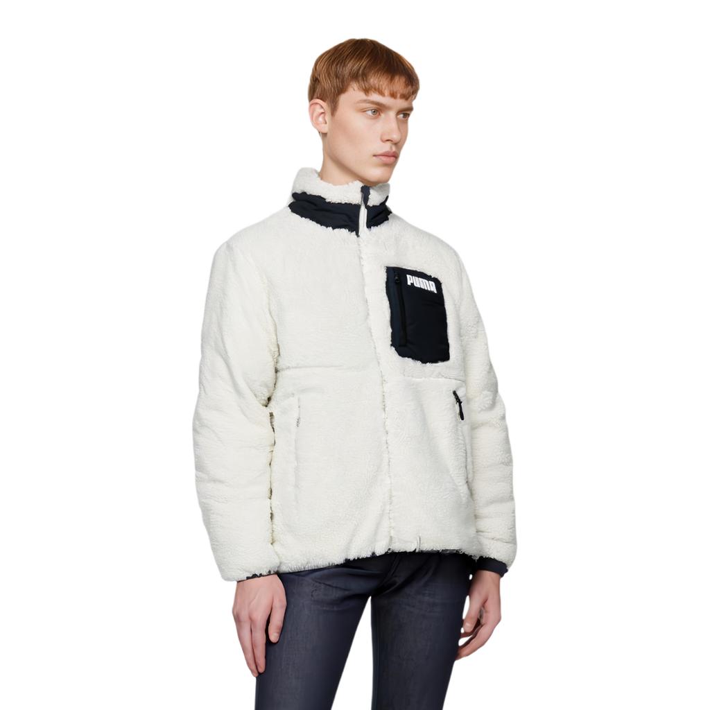 Puma Jackets Unisex White Stand Collar Moderate Other 535053-93