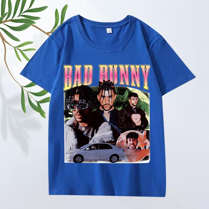 Bad Bunny Classic T Shirt 2025 New Unisex s Women Oversized 100 Cotton Streetwear Short Sleeve Summer Print Graphics Unisex Tops