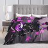 Murder Drones  Fleece Throw Blankets Uzi Doorman Aesthetic Blanket for Bed Bedroom Super Warm Bedroom Quilt,