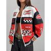 Womens Casual Long Sleeve Baseball Jacket Hoodie Streetwear Oversized Top 2026