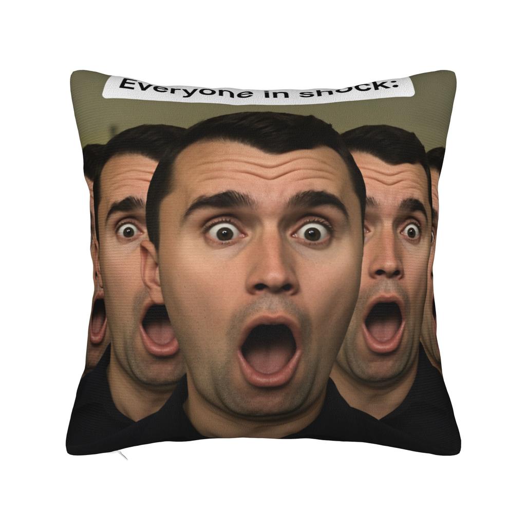 Charlie Kirk Pillow Case Funny Pillow Cover Soft Pillowcases For Sofa Home Decoration