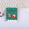Loose-leaf Mini Notebook Cute Side-flip Coil Book 40sheets Christmas Coil Notepad  Office Supplies