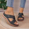 Fashion Women Slippers New Summer Elegant Low Heels Sandals Outdoor Lightweight Shoes Fashion Wedges Casual Slippers Beach Slides Women