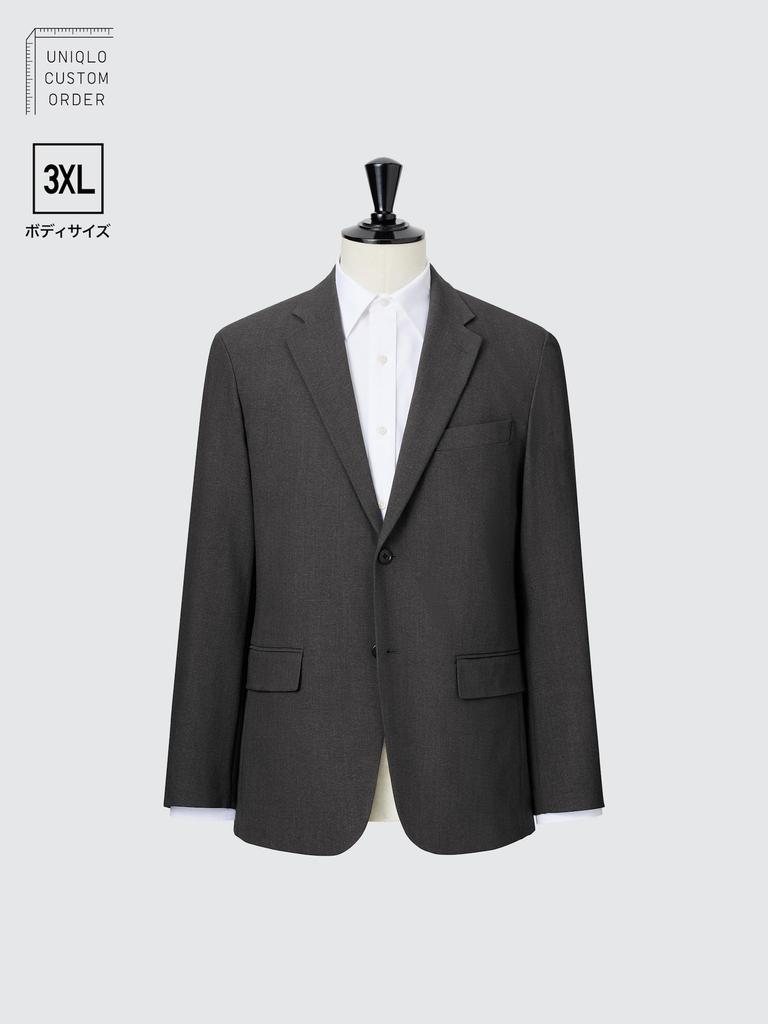 Uniqlo Japan Impressive Jacket 2way Stretch  Wool Like  3xl Size  Length 75 77cm  Sleeve Length 62 64cm  Can Be Set Up