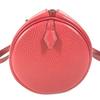 Hermes Vintage Mini RD Cylindrical Hand Bag Ardennes Red