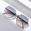 New Fashion Women Sunglasses Metal Mirror Leg Polygon UV400 Sun Glasses Outdoor Hiking Leisure Eyewear Oculos De Sol