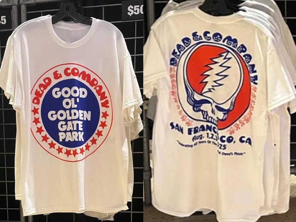 Dead And Company 60 Years 1.-3. srpna 2025 Golden Gate Park tričko 20D1369 Unisex tričko