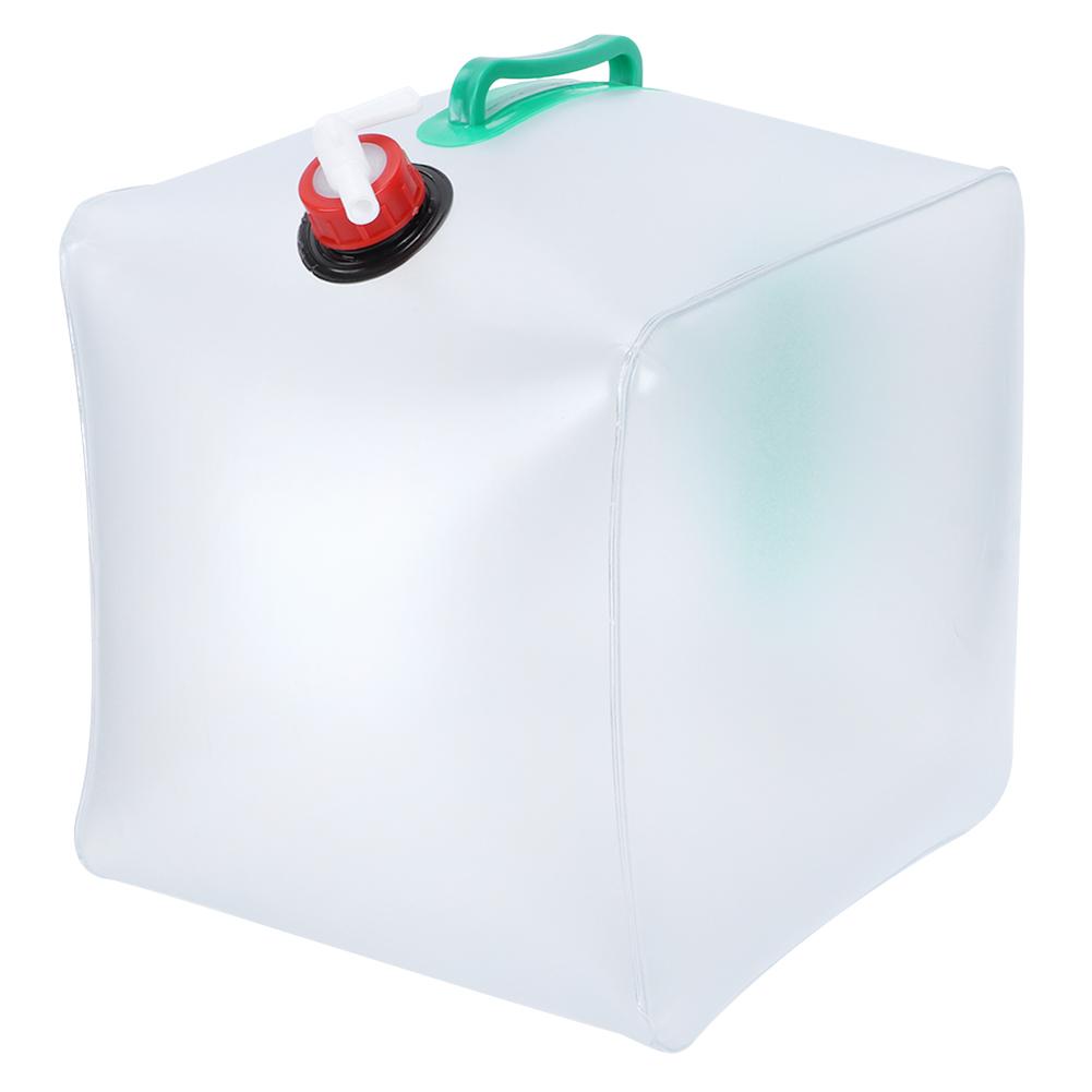 20L Collapsible Water Bag Folding Bucket Container Portable Water Carrier for Outdoor BBQ