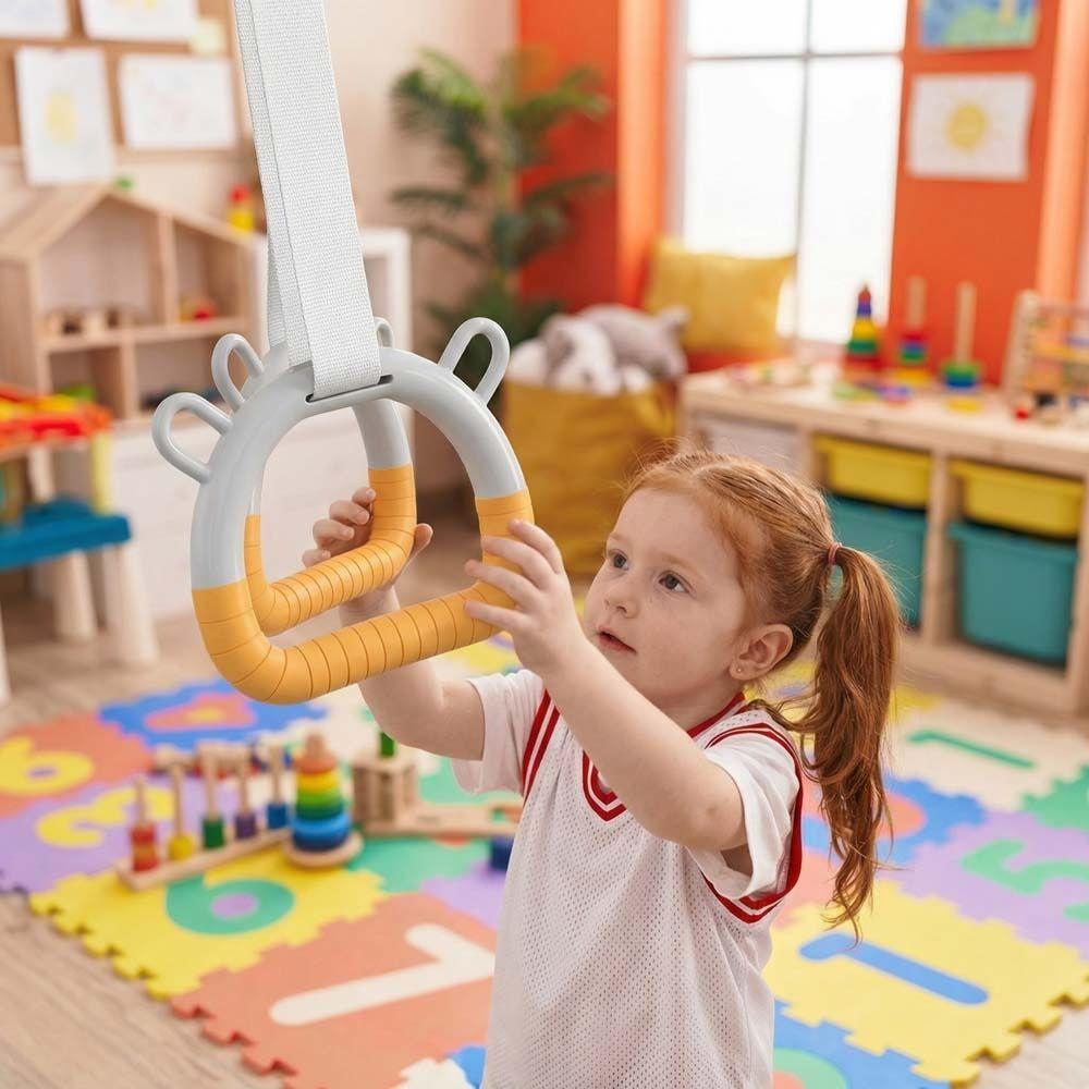 Halkfri pull-up-stång Hållbar Träningsring för Fitness Gymnastikringar Gymnastikutrustning