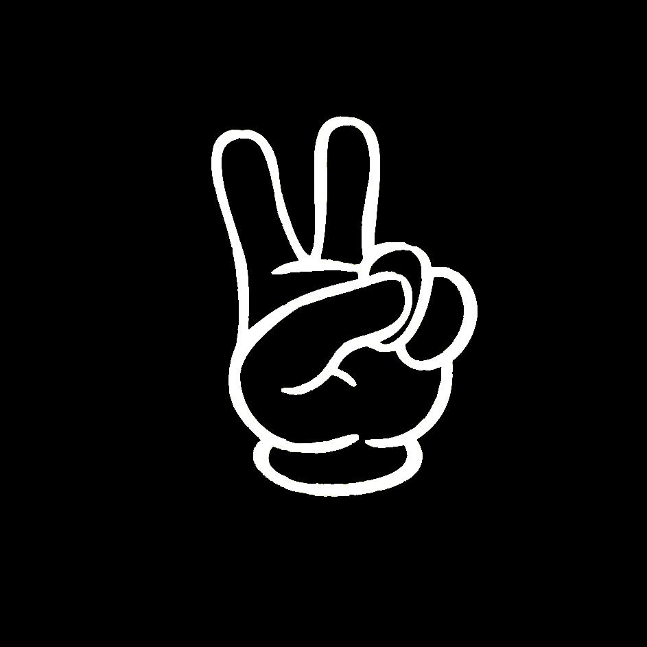 LYKX Victory Gesture Sign Motorcycle Funny Stickers Fuel Tank Waterproof Helmet Vinyl Decal