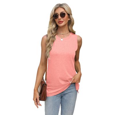 New Loose Multi-Color Versatile Fashionable Commuting Elegant Top For Spring And Summer Sleeveless T-Shirt Camisole Vest For Women