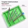Nail Art Equipment Nail Bits for Nail Drills with Storage Case Travel Friendly Polish Removal for Milling Machines