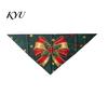 Cute Snowman Dog Accessories Christmas Bandana, Pet Triangular Scarf, Tree Patterns, Festive Apparel for Adjustable Bandana Bib Cats, Small