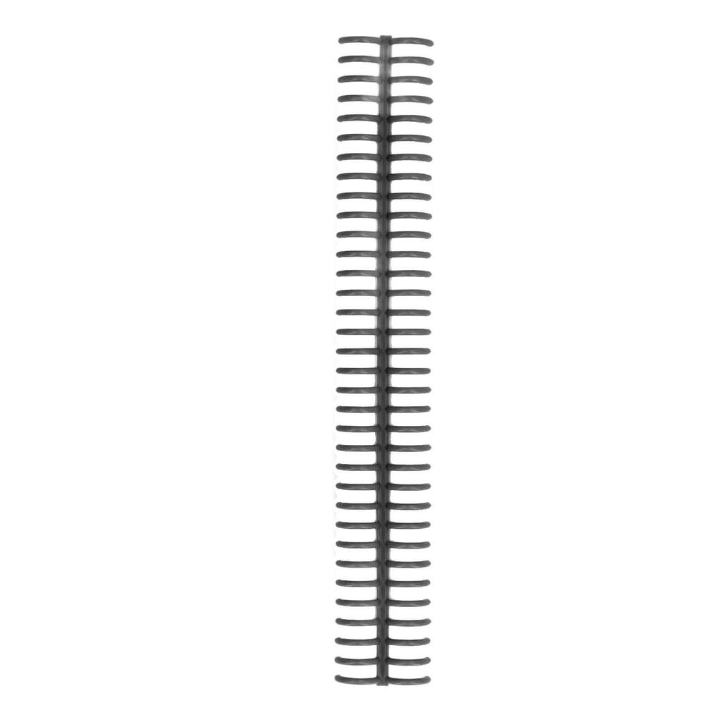 10Pcs Binding Coils 34 Holes Polypropylene Wear Resistant Binding Spines for Stationery Black