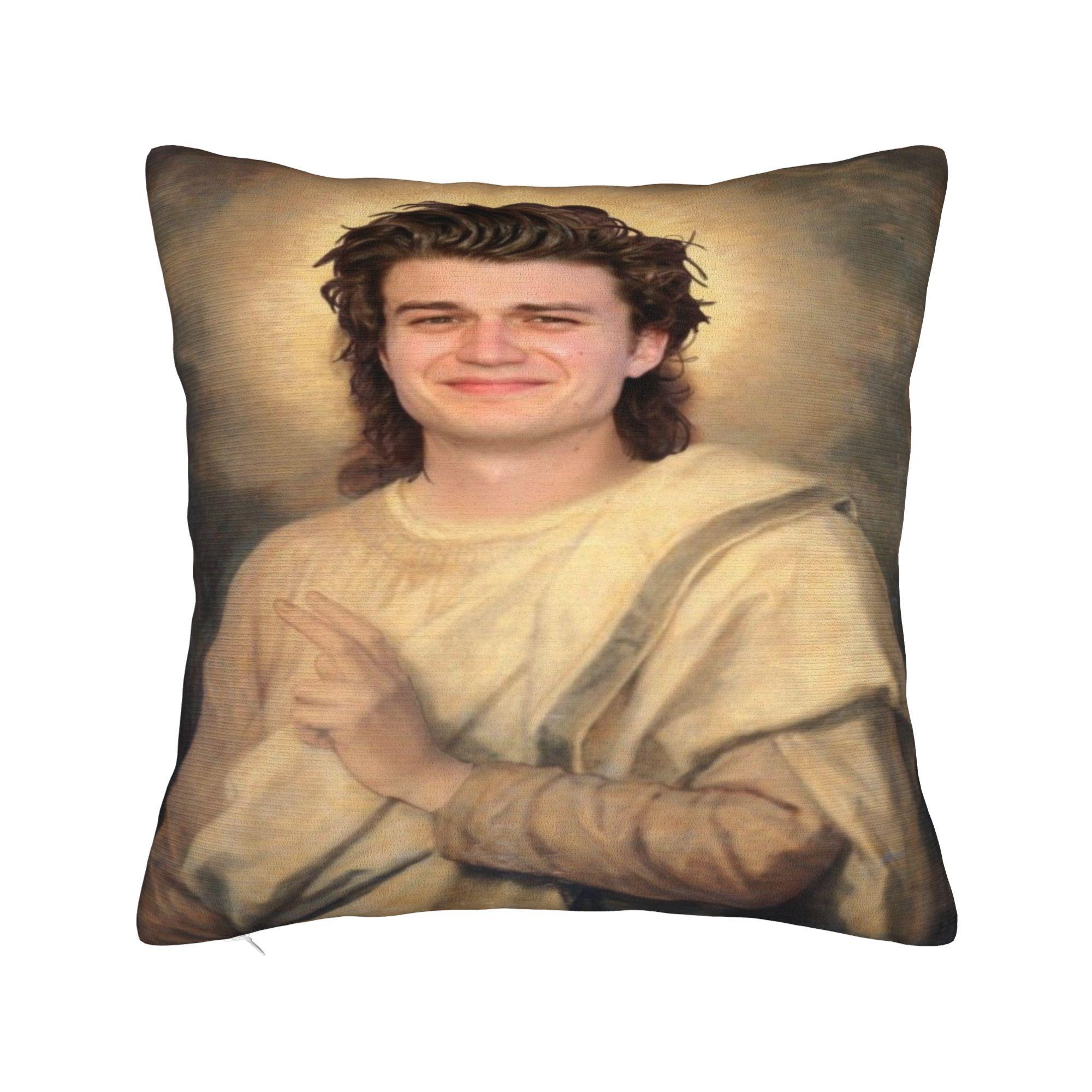 

Y2K Seat Steve Harrington The BabysitterDecorations Pillowcases Accessories Pillow Cover Square Multiple Sizes 12x12in 30X30cm