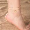 Cazador Stainless Steel Flower Leaves Anklets for Women Star Foot Bracelet Jewelry Summer Beach Accessories 2026 Wholesale New