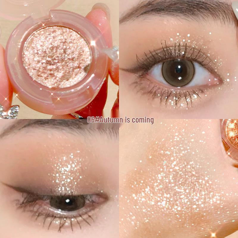 

Makeup Xixi Single Eyeshadow: Super Shiny Highlight to Brighten Under-Eye with Potato Texture Palette - Cangyanhai Makeup.