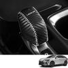 Bmolpt PU Leather Shift Knob Cover for Lexus NX20 2021 Onwards Easy Installation Carbon Series/RX - (Black Pattern)