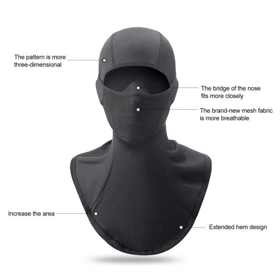 Cycling Face Guard Neck Gaiter UV Protection Breathable Summer Men