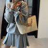 Large-capacity casual bag women's new fashionable and simple shoulder underarm bag niche commuter tote bag