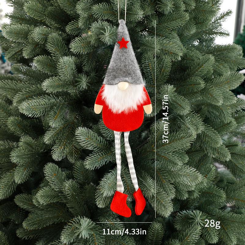 Creative Long-Legged Faceless Old Man Christmas Doll Pendant Ornament