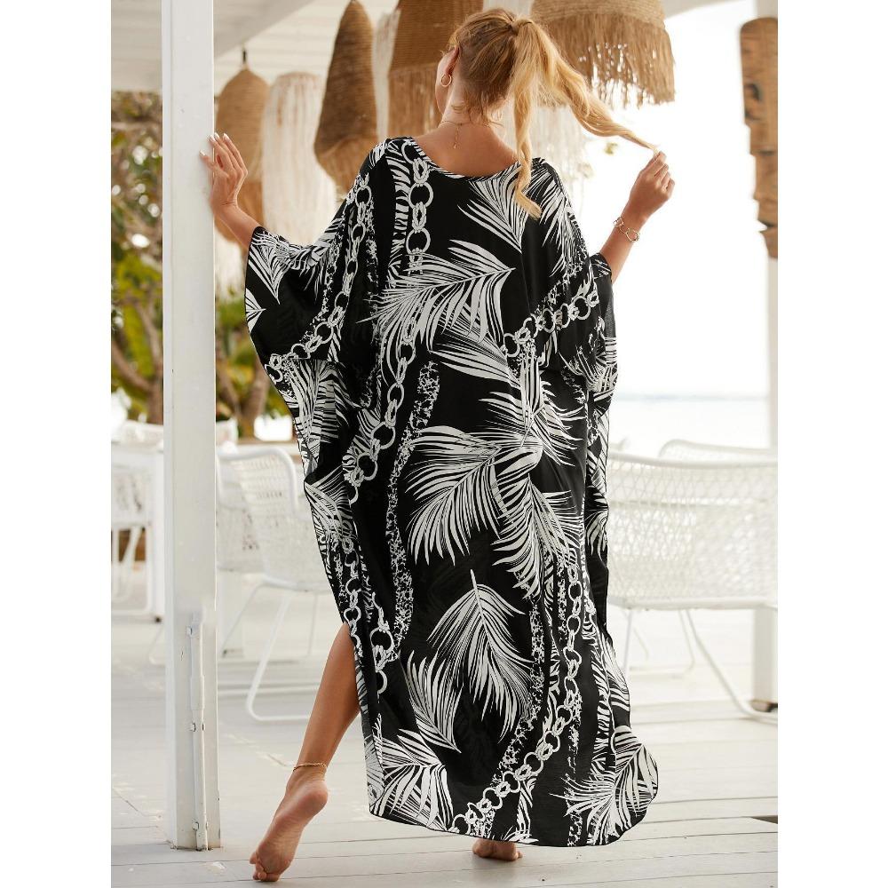 Women's Loose Plus Size Beach Cover Dress