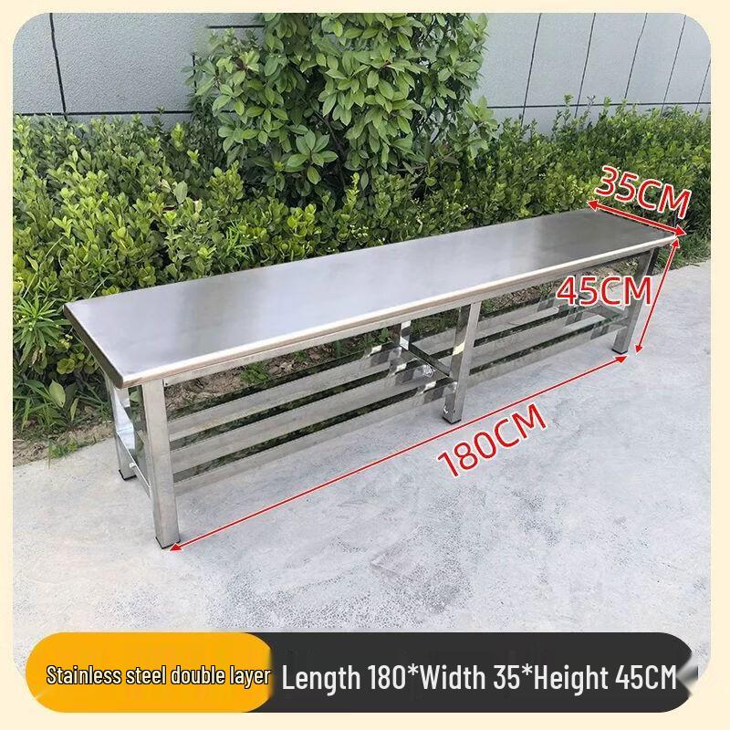 Heavy-Duty 304 Stainless Steel Utility Bench