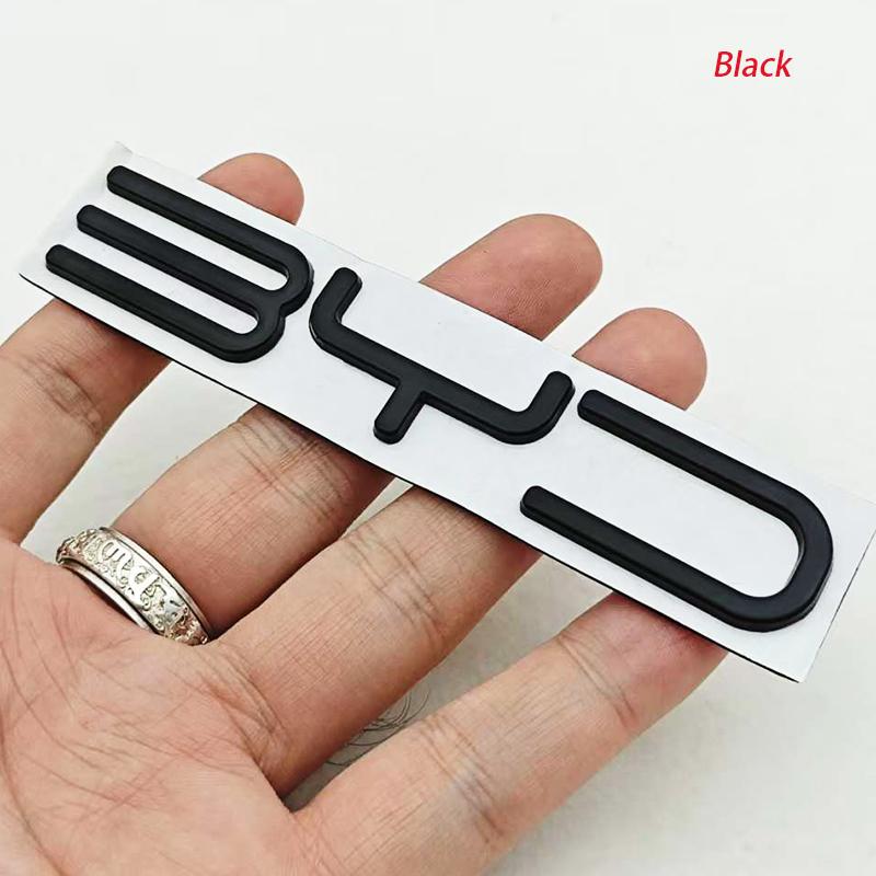 

For BYD SEAL QIN HAN SONG Plus ATTO3 SEAL Metal Chrome Black Logo BYD Emblem Letters Sticker Car Trunk Badge Auto Accessories