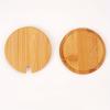 DIY Glass Mug Round Bamboo Cover Dust-proof with Hole Accessories Cute Stainless Steel Stirring Spoon Tea Set Universal Cover
